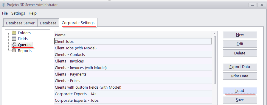 Importing Custom Queries